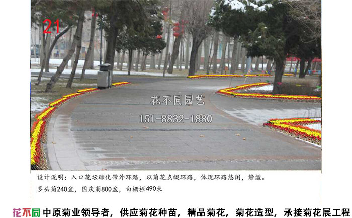 菊花展設(shè)計(jì)方案-沿路設(shè)計(jì)效果圖